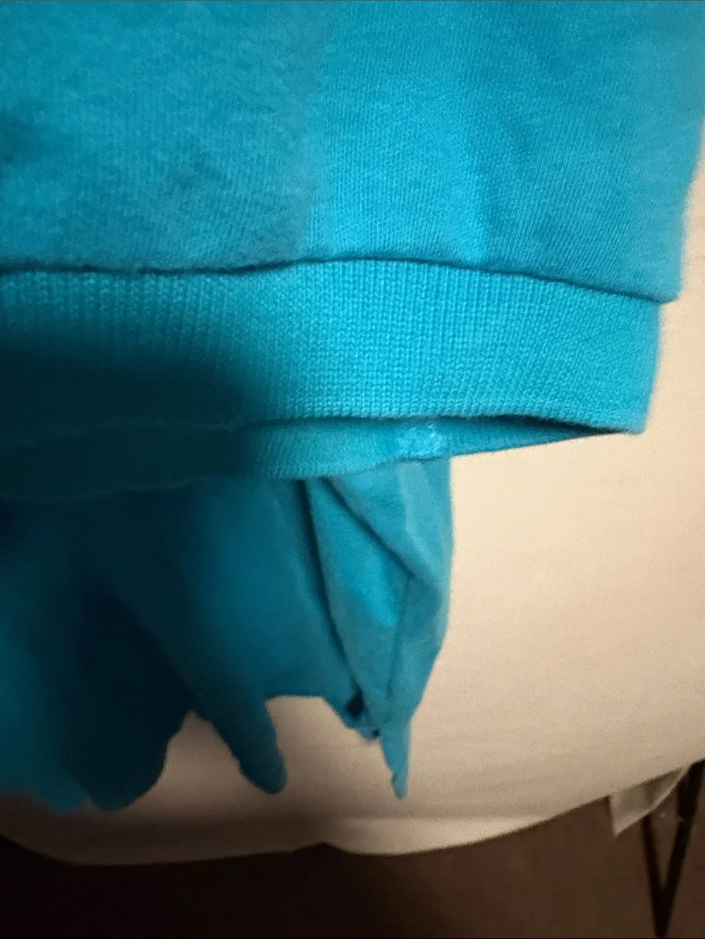 Polo by Ralph Lauren Men's Bright Turquoise Polo with Pink Pony